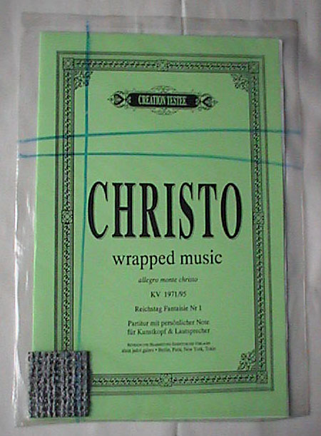 Christo, wrapped music